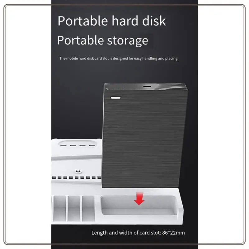 Reliable-For PS5 Cooling Station With RGB Cooling Fan USB Interfaces Card Slot With Hard Drive/Remote Control/Disc Storage Durab
Reliable-For PS5 Cooling Station With RGB Cooling Fan USB Interfaces Card Slot With Hard Drive/Remote Control/Disc Storage Durab