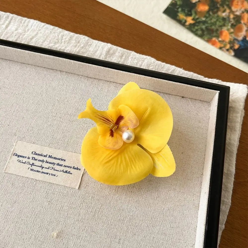 Cloth Flower Hair Clip Butterfly Orchid Pearl Orchid Flower Hairpin Seaside Vacation Headwear Bohemian Style Girl Hair Clip
Cloth Flower Hair Clip Butterfly Orchid Pearl Orchid Flower Hairpin Seaside Vacation Headwear Bohemian Style Girl Hair Clip