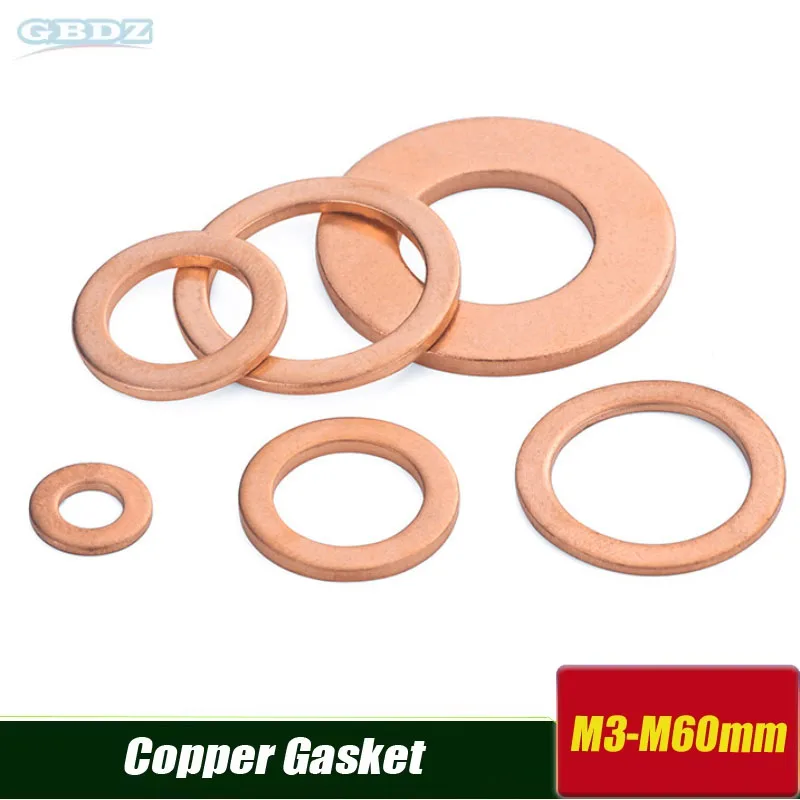 2~100PCS M3 M4 M5 M6 M8 M10 M12 M14~M60 Solid Pure Copper Oil Plugs Washer o-ring Gasket Motorcycle Sump Flat Sealing Spacers
2~100PCS M3 M4 M5 M6 M8 M10 M12 M14~M60 Solid Pure Copper Oil Plugs Washer o-ring Gasket Motorcycle Sump Flat Sealing Spacers