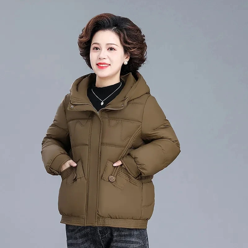 Hooded Down cotton Jacket Female Large Version The Fashion Casual Temperament Jacket Stand-up Collar Winter Coat Tide New Womens
Hooded Down cotton Jacket Female Large Version The Fashion Casual Temperament Jacket Stand-up Collar Winter Coat Tide New Womens