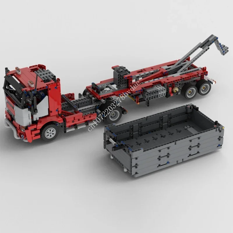 1411PCS MOC City Transportation Truck & Hooklift Semi-Trailer Model Building Blocks Bricks Creative Assembly Puzzle Toys Gifts
1411PCS MOC City Transportation Truck & Hooklift Semi-Trailer Model Building Blocks Bricks Creative Assembly Puzzle Toys Gifts