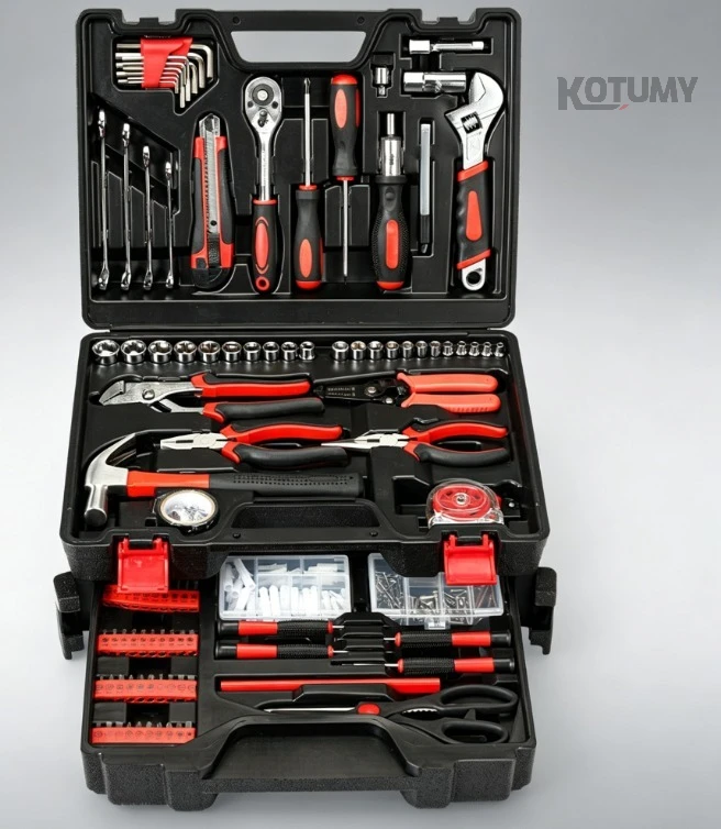 310 Pieces Full Range Home Repair Tool Kit Portable Multi-function Household Hardware Combination Storage Toolbox
