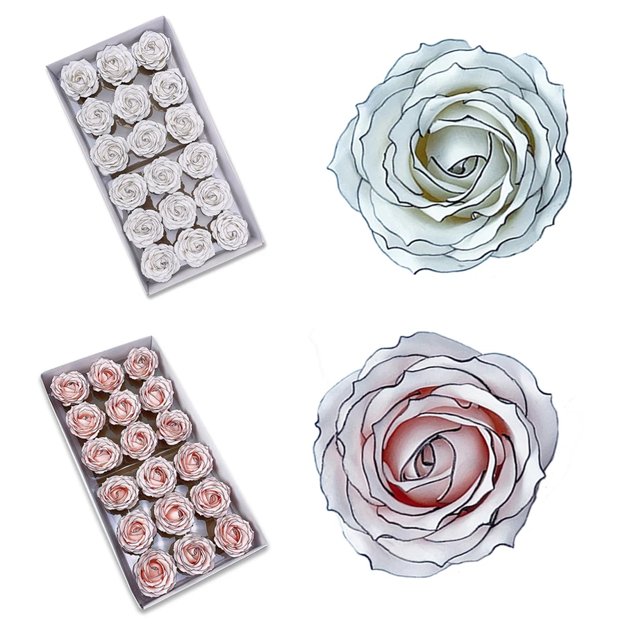 Spilewka Artificial Flower Chanson Rose Black Border Small Fragrant Flower Wedding decoration DIY Flower Box Christmas Gift
Spilewka Artificial Flower Chanson Rose Black Border Small Fragrant Flower Wedding decoration DIY Flower Box Christmas Gift