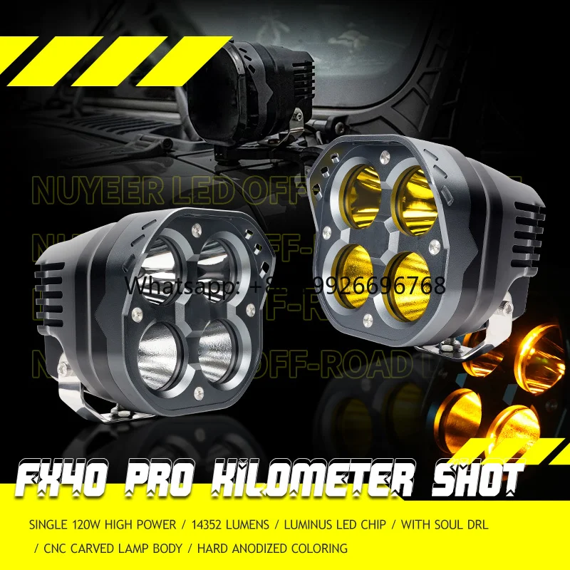 5 Inch Square Super Bright 12V 24V 120W LED Work Light White Yellow Driving Offroad Aurora Spotlight With DRL for SUV ATV 4x4
5 Inch Square Super Bright 12V 24V 120W LED Work Light White Yellow Driving Offroad Aurora Spotlight With DRL for SUV ATV 4x4