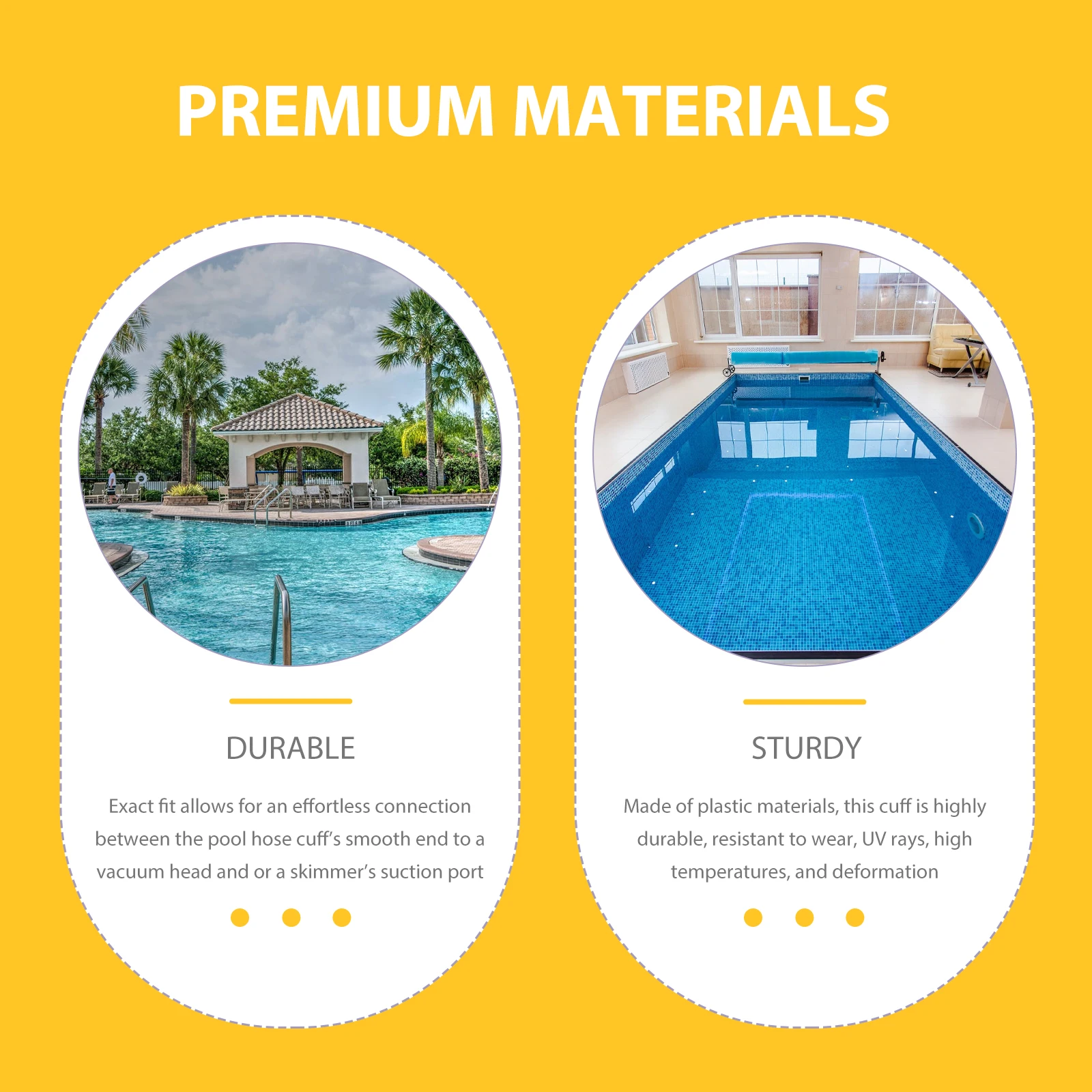 Premium Threaded Pool Vacuum Hose Connector Swivel Cuff For Skimmer Suction Port Durable Plastic Replacement Part For Swimming
Premium Threaded Pool Vacuum Hose Connector Swivel Cuff For Skimmer Suction Port Durable Plastic Replacement Part For Swimming