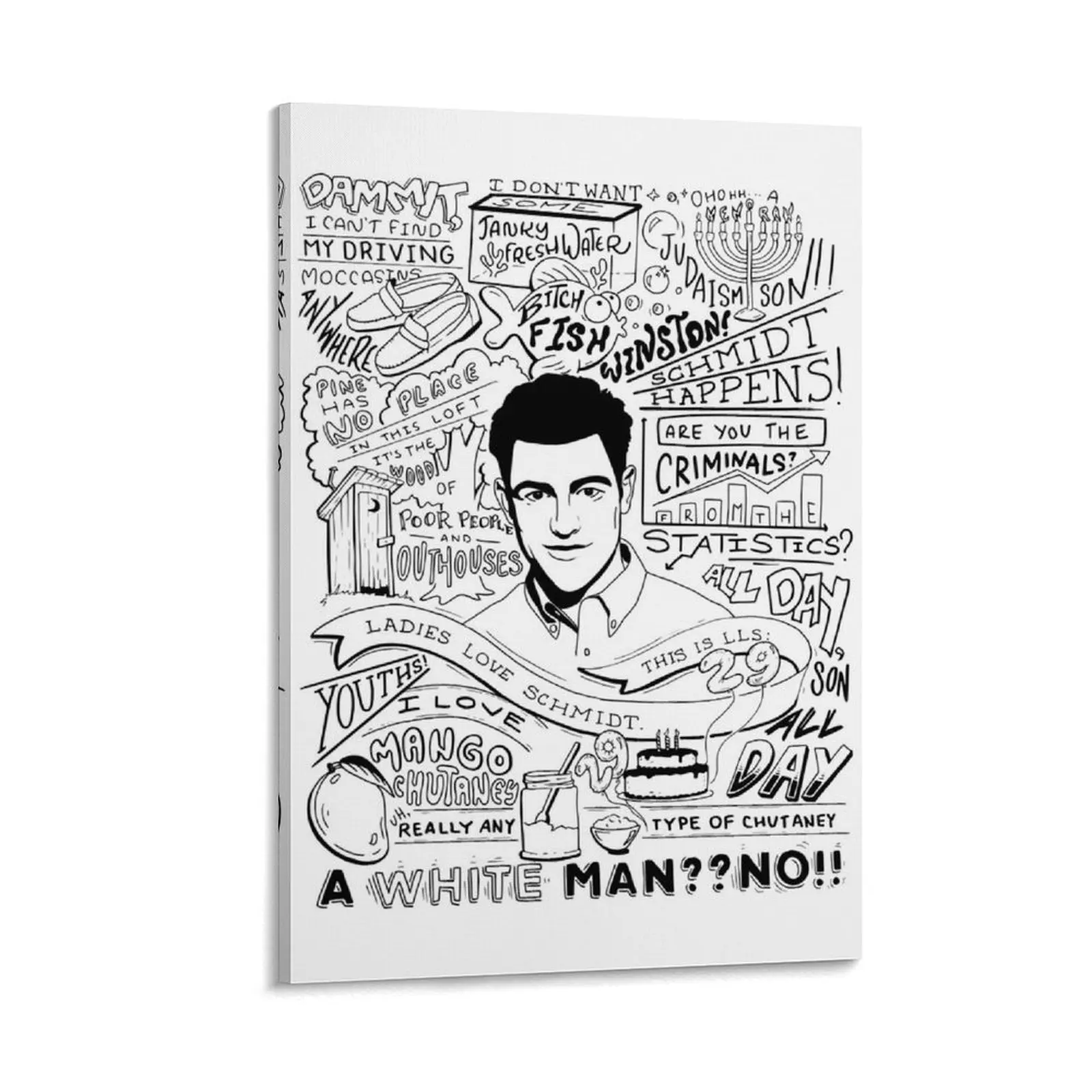 Schmidt Best Quotes Canvas Painting Decoration for home decoration for the room anime room decor
Schmidt Best Quotes Canvas Painting Decoration for home decoration for the room anime room decor