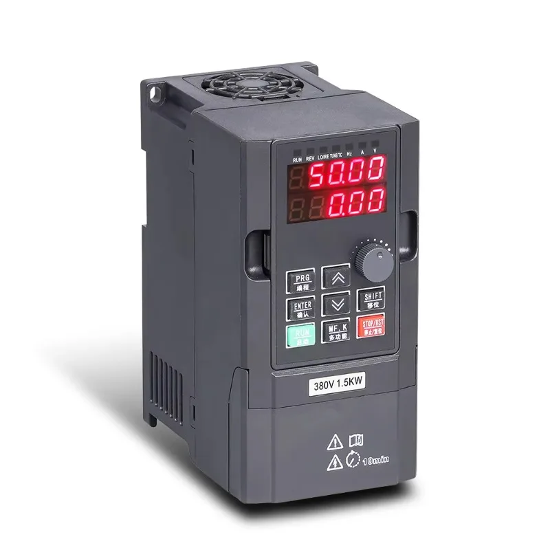 Variable Frequency Converter Drive 2Hp Single Phase 220V 3 Phase 220V 380V to 3 Phase 380V 1.5KW Frequency Inverter
Variable Frequency Converter Drive 2Hp Single Phase 220V 3 Phase 220V 380V to 3 Phase 380V 1.5KW Frequency Inverter