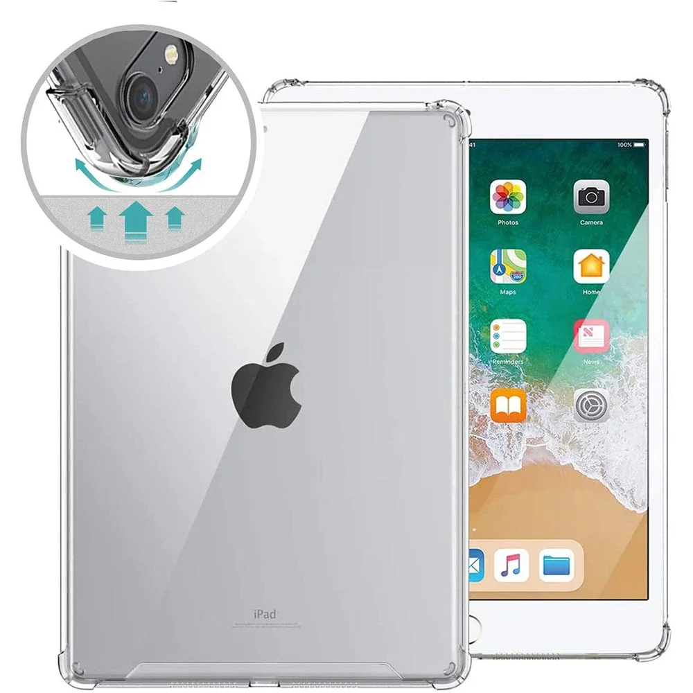Silicone Shell For Apple iPad 5 6 7 8 9 10 9.7 10.2 10.9 2020 2021 2022 Transparent Tablet Case Flexible Clear Soft Back Cover
Silicone Shell For Apple iPad 5 6 7 8 9 10 9.7 10.2 10.9 2020 2021 2022 Transparent Tablet Case Flexible Clear Soft Back Cover