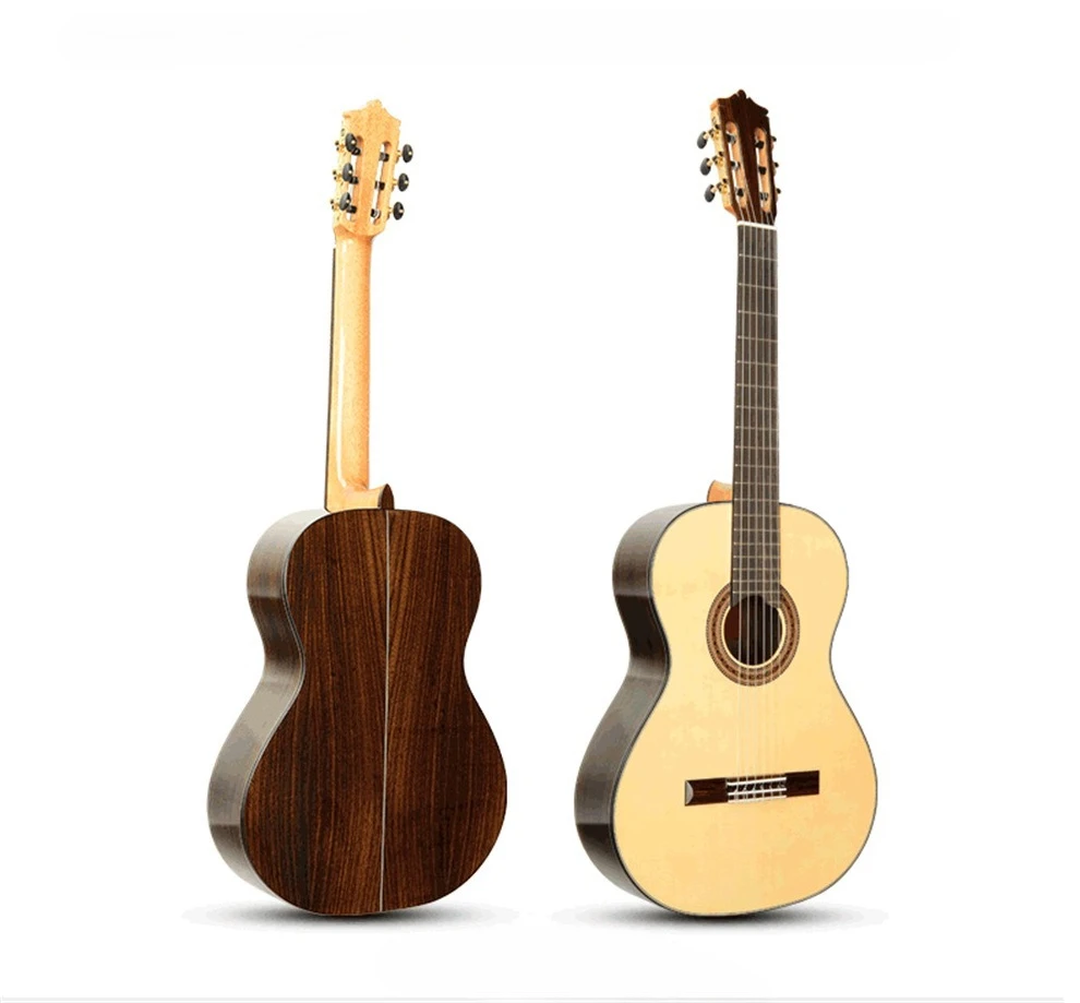 Hooqu Factory Price Chinese Classical Top-Class Spruce Solid Wood Guitar with Rosewood Fingerboard for Musicians
Hooqu Factory Price Chinese Classical Top-Class Spruce Solid Wood Guitar with Rosewood Fingerboard for Musicians