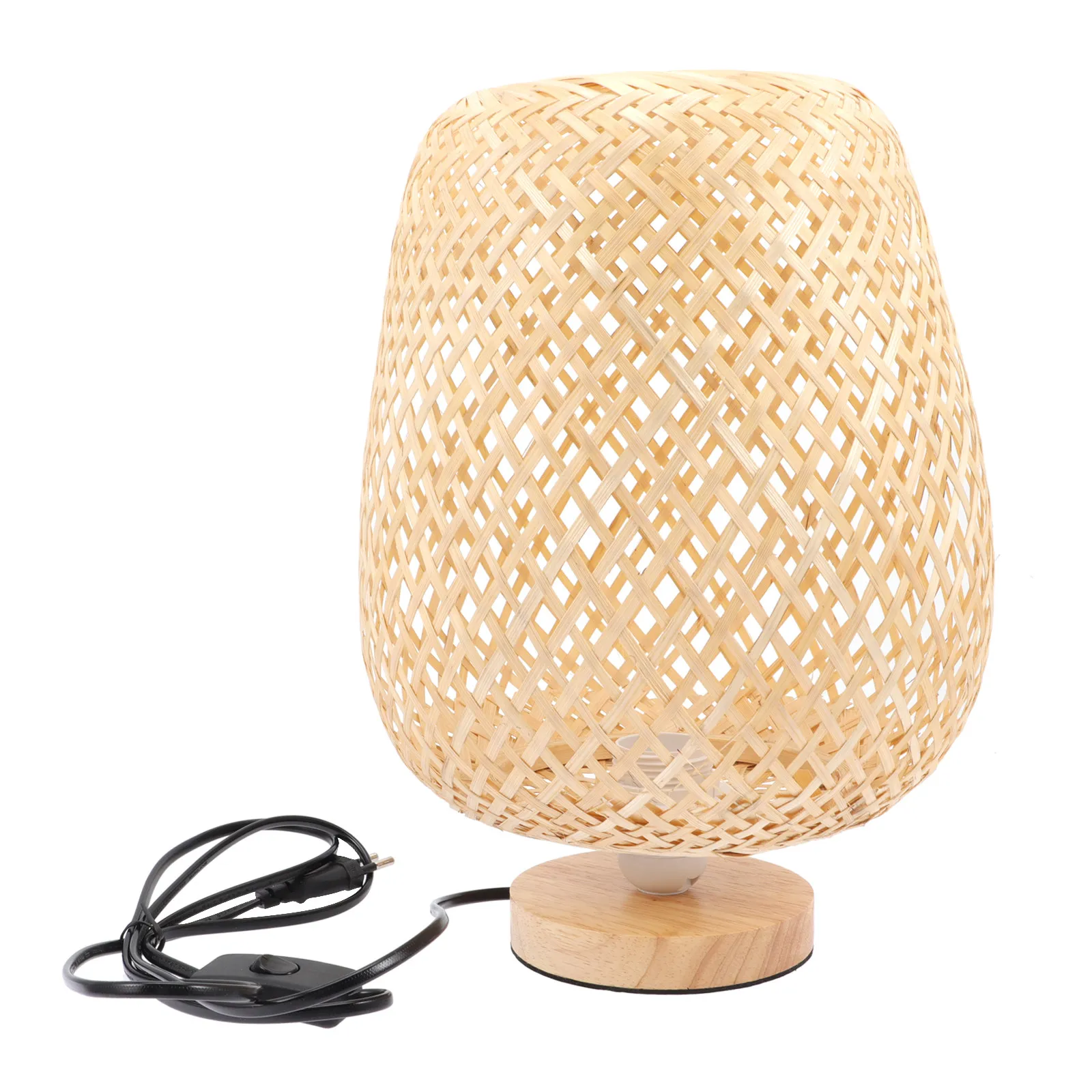 Bamboo Weaving Table Lamp Handmade Lampshade Decorative Lamp for Bedroom Living Room Office LED Desk Light Night Light Warm
Bamboo Weaving Table Lamp Handmade Lampshade Decorative Lamp for Bedroom Living Room Office LED Desk Light Night Light Warm