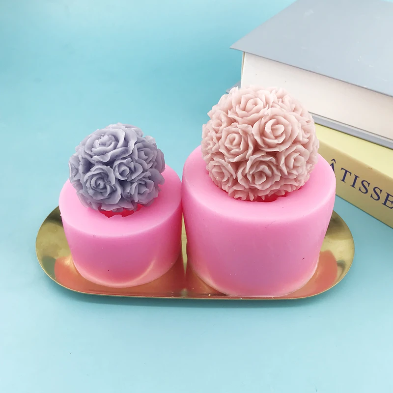 Rose Ball Silicone Mold Fondant Cake Decoration Mousse Cake Fondant Mould DIY Food Safety Materials Kitchen Supplies
Rose Ball Silicone Mold Fondant Cake Decoration Mousse Cake Fondant Mould DIY Food Safety Materials Kitchen Supplies