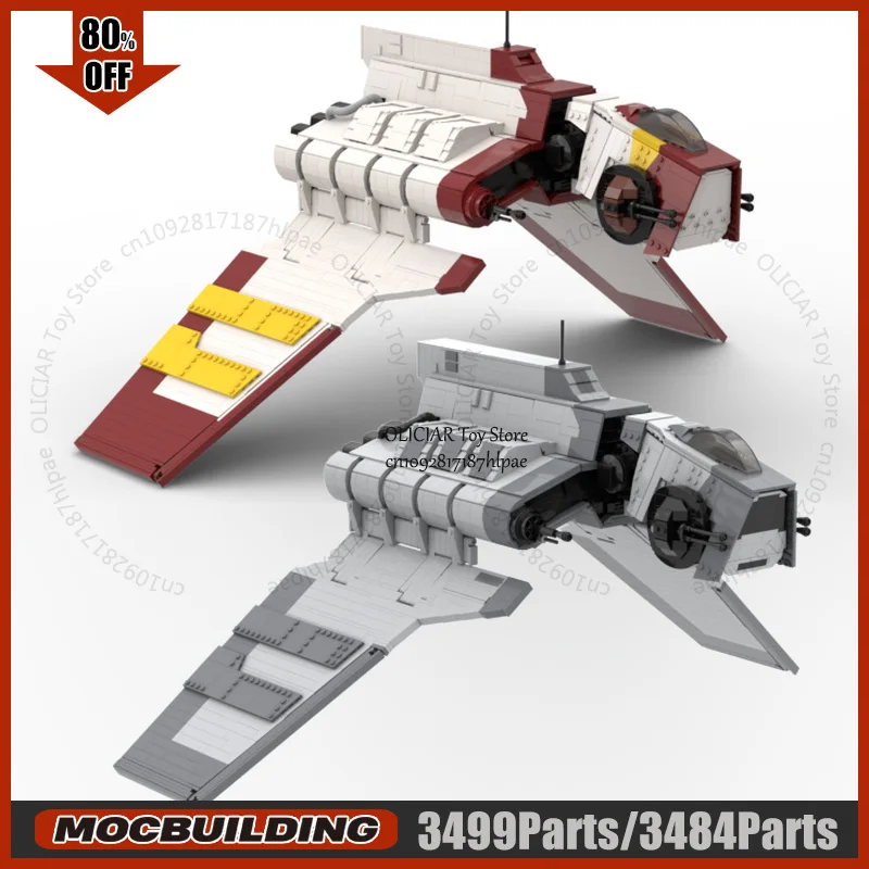 MOC NU-class Attack Shuttle Model Building Block Spaceship Diy Creative Assembly Educational Technology Bricks Toys Xmas Gift
MOC NU-class Attack Shuttle Model Building Block Spaceship Diy Creative Assembly Educational Technology Bricks Toys Xmas Gift