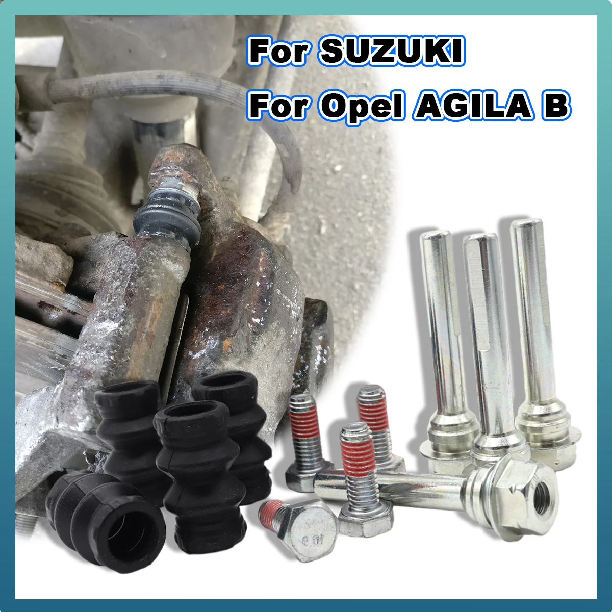 Brake Caliper Cylinder Slider Guide Pin Bushing Boot Seal Kit For SUZUKI SPLASH EX SWIFT MZ EZ SX4 EY GY S-CROSS JY Opel AGILA B
Brake Caliper Cylinder Slider Guide Pin Bushing Boot Seal Kit For SUZUKI SPLASH EX SWIFT MZ EZ SX4 EY GY S-CROSS JY Opel AGILA B