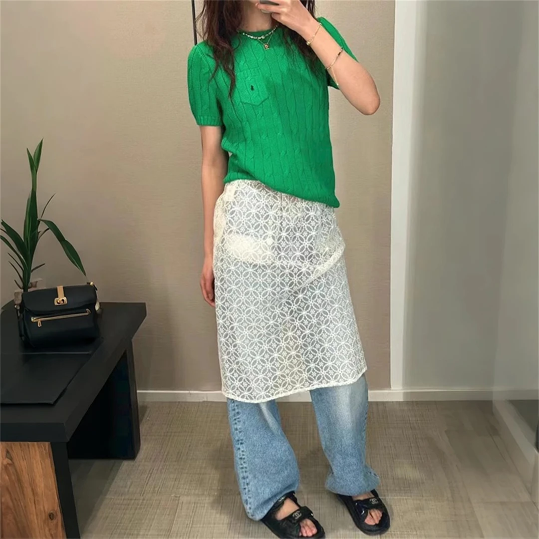 Seoul Style Jin Jing Personal Wardrobe Hollow out Breathable High Waist Cotton Straight Skirt for Young Women Spring 2026
Seoul Style Jin Jing Personal Wardrobe Hollow out Breathable High Waist Cotton Straight Skirt for Young Women Spring 2026