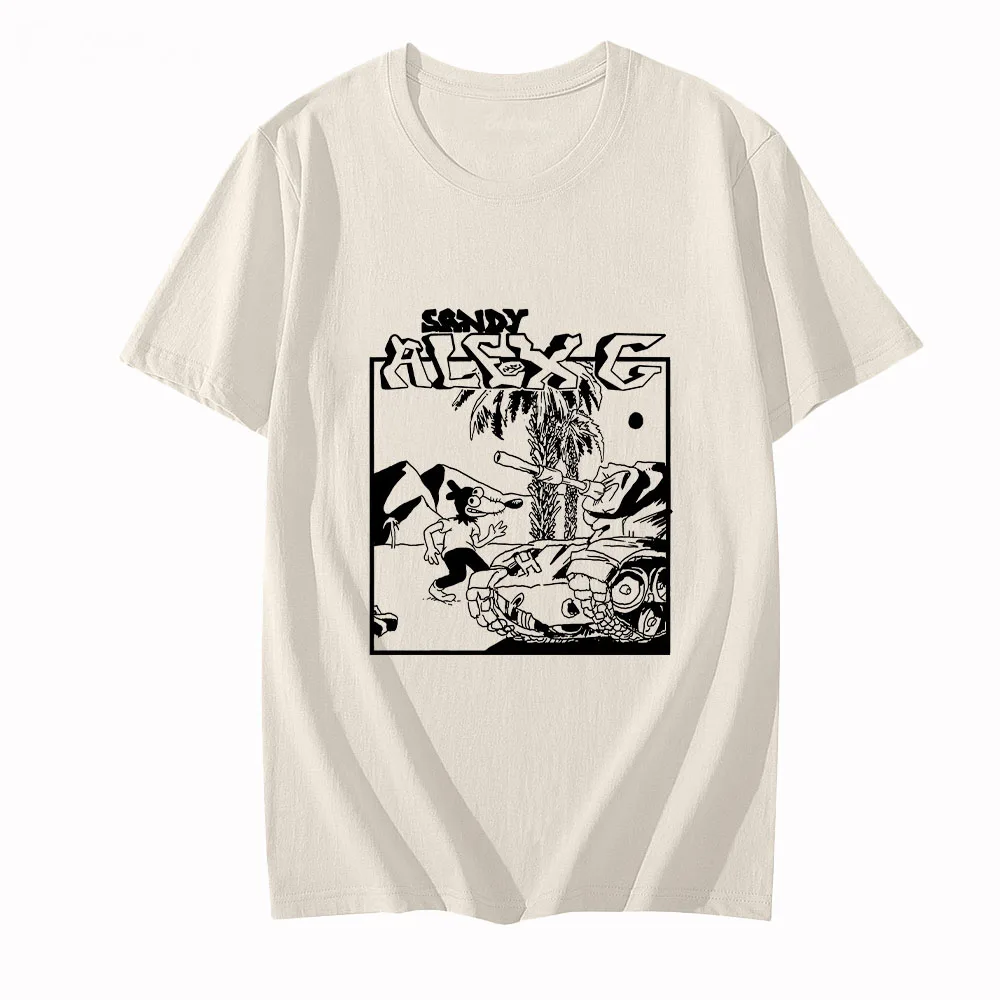 Футболка Alex G с комиксами и мультяшным принтом, хлопковая популярная футболка с короткими рукавами для мальчиков и девочек, повседневная одежда Camisetas для взрослых
Футболка Alex G с комиксами и мультяшным принтом, хлопковая популярная футболка с короткими рукавами для мальчиков и девочек, повседневная одежда Camisetas для взрослых