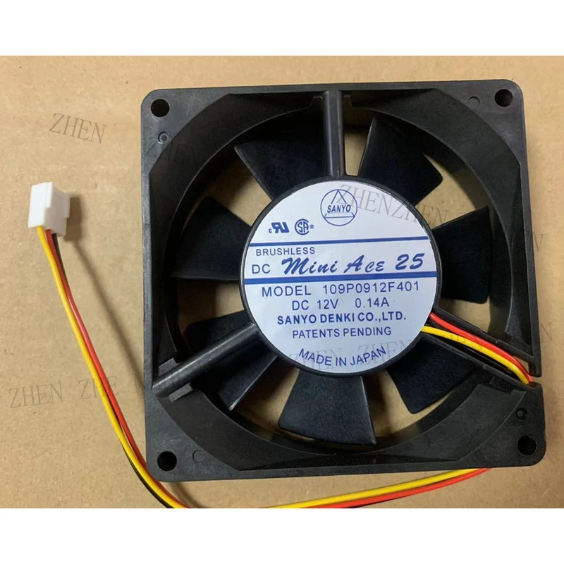 S New 109P0912F401 12V 0.14A 3-wire Cooling Fan For Sanyo DC Mini Ace 25
S New 109P0912F401 12V 0.14A 3-wire Cooling Fan For Sanyo DC Mini Ace 25