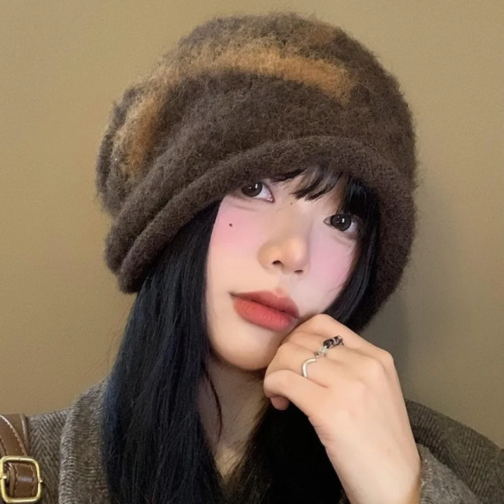 Printed Bow Jacquard Knitted Hat Wool Warm Printing Beanies Big Head Circumference Korean Style Ear Protection Hat Outdoor
Printed Bow Jacquard Knitted Hat Wool Warm Printing Beanies Big Head Circumference Korean Style Ear Protection Hat Outdoor