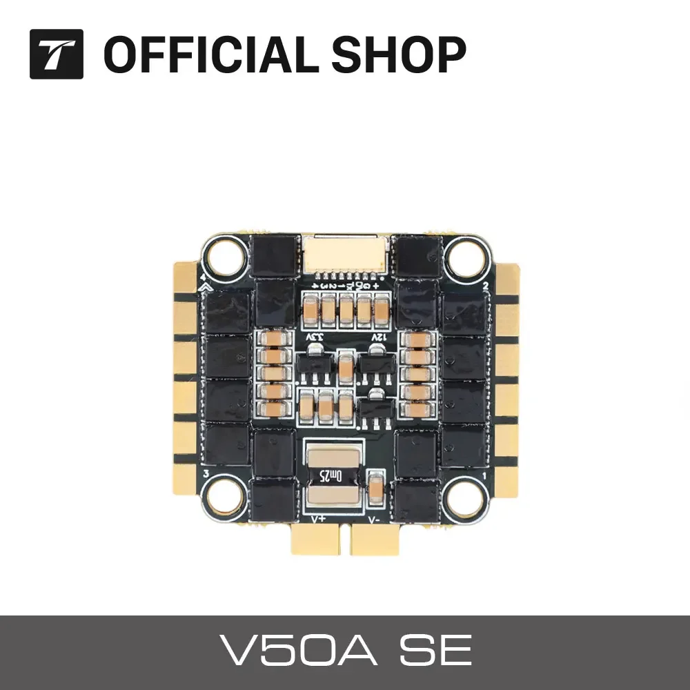 (Newest)T-MOTOR V50A SE 50A 6S BLHeli_32 4-in-1 ESC suitable for Velox V3 motors
(Newest)T-MOTOR V50A SE 50A 6S BLHeli_32 4-in-1 ESC suitable for Velox V3 motors