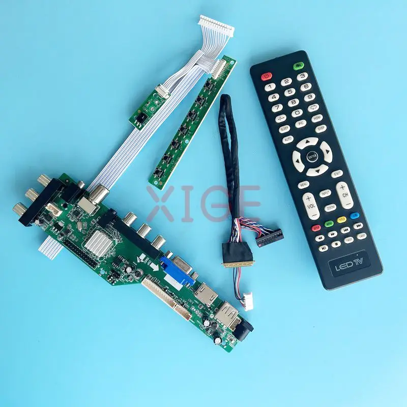 For B133XW01 B133XW02 B133XW03 Controller Driver Board LVDS 40 Pin Screen Digital Signal DVB Kit 1366*768 13.3" 2AV+USB+DHMI+VGA
For B133XW01 B133XW02 B133XW03 Controller Driver Board LVDS 40 Pin Screen Digital Signal DVB Kit 1366*768 13.3" 2AV+USB+DHMI+VGA