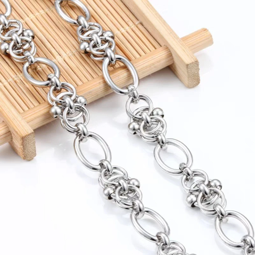 New Fashion Hip Hop Stainless Steel Chain DIY Jewelry Making Chain for Bracelet Necklace Jewelry Findings Components
New Fashion Hip Hop Stainless Steel Chain DIY Jewelry Making Chain for Bracelet Necklace Jewelry Findings Components