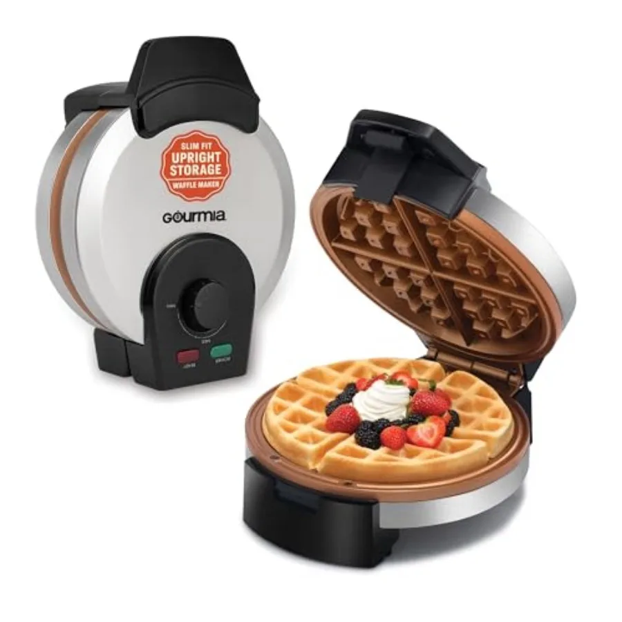 Belgian Waffle Maker Adjustable Browning Control Nonstick Plates Ready and Power Indicator Lights Compact Upright Storage Cool-
Belgian Waffle Maker Adjustable Browning Control Nonstick Plates Ready and Power Indicator Lights Compact Upright Storage Cool-