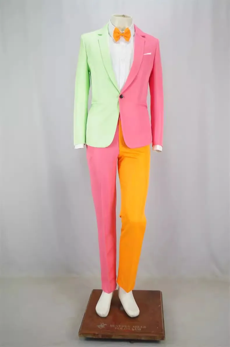 Errenzhuan Personalized Irregular Multicolou Jacket Pants Bow Men Set Hip Hop Magic Singer Stage Host Hair Stylist Wedding Dress
Errenzhuan Personalized Irregular Multicolou Jacket Pants Bow Men Set Hip Hop Magic Singer Stage Host Hair Stylist Wedding Dress