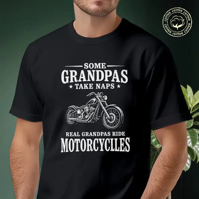 Funny Grandpa Classic Motorcycle Design Men's Moto TShirt Casual Dress High Quality Mens Cotton Round Neck Short Sleeved T-shirt
Funny Grandpa Classic Motorcycle Design Men's Moto TShirt Casual Dress High Quality Mens Cotton Round Neck Short Sleeved T-shirt