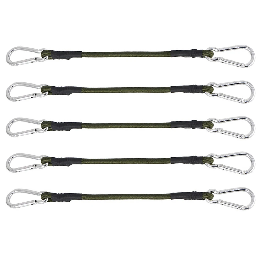 5pcs 8mm Bungee Cords Heavy Duty Tent Fixing Belts Luggage Ropes Elastic Straps Camping Gear Hooks Packing Cord
5pcs 8mm Bungee Cords Heavy Duty Tent Fixing Belts Luggage Ropes Elastic Straps Camping Gear Hooks Packing Cord