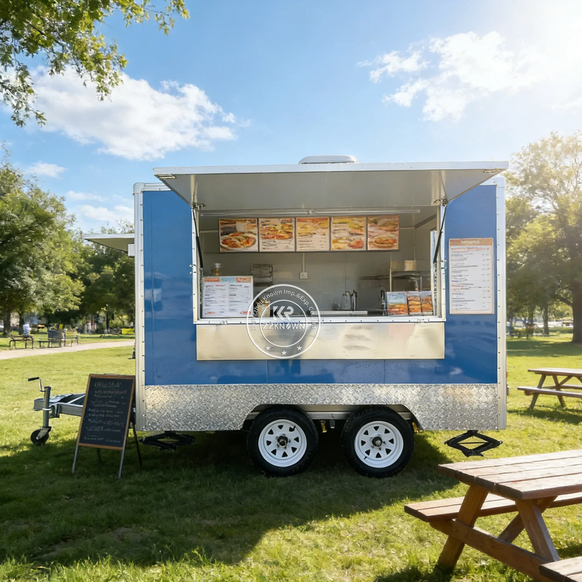 Концессионный торговый прицеп-фургон для кейтеринга, фудтрак для закусок, мороженого и фастфуда с полностью оборудованной кухней
Концессионный торговый прицеп-фургон для кейтеринга, фудтрак для закусок, мороженого и фастфуда с полностью оборудованной кухней