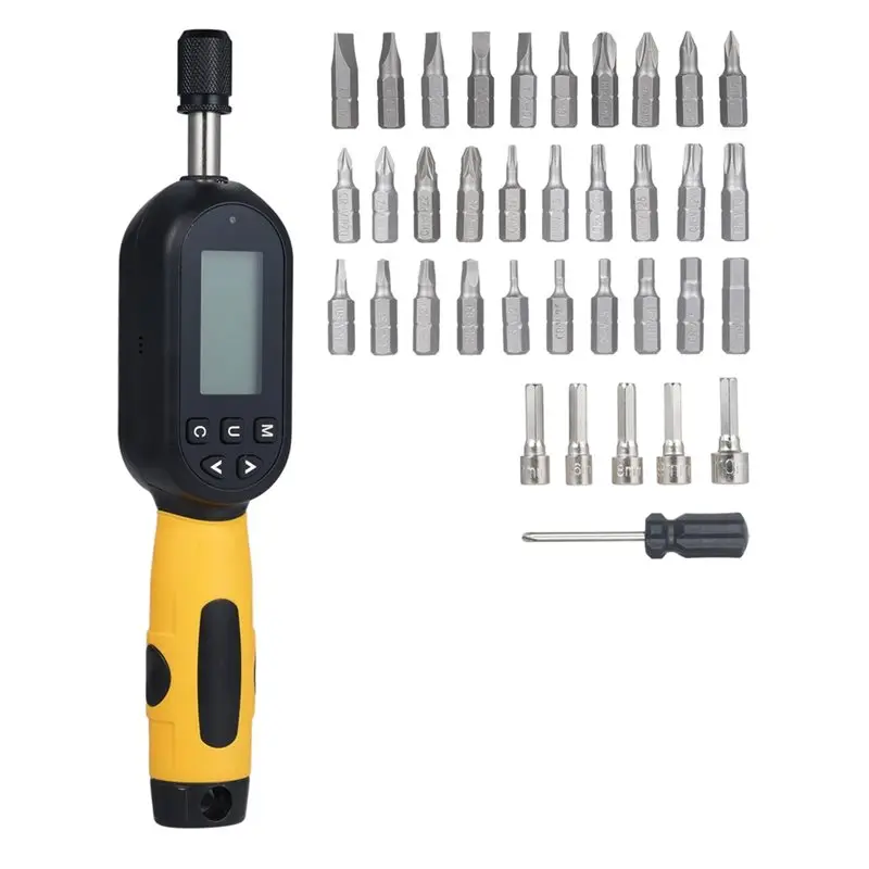 ABYP Digital Screwdriver Set Torque Display Meter Bit Tester 10.74-106.21 In-Lbs/1.2-12N. M With Buzzer/LED Light