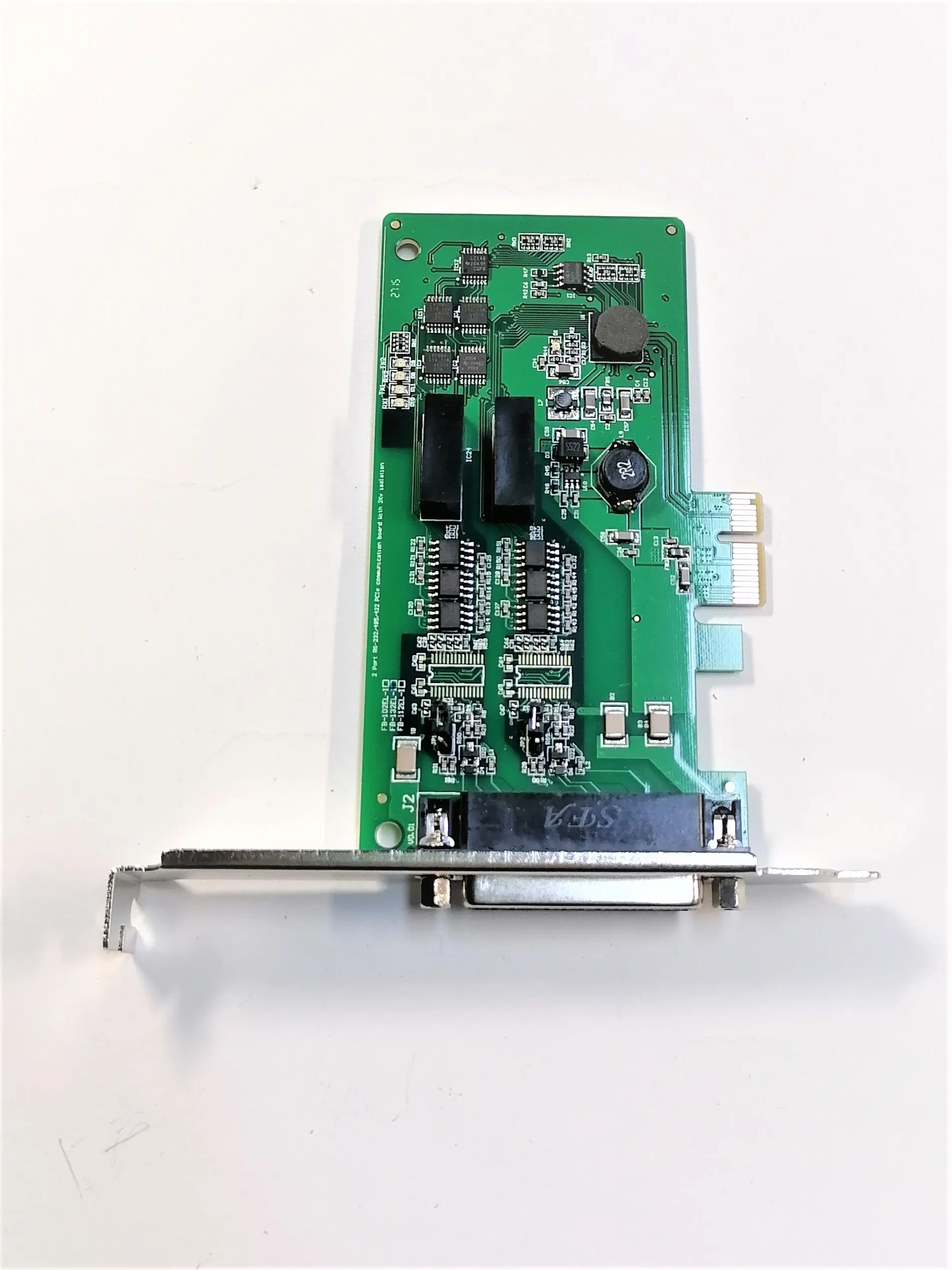 FB-132EL-I 2-портовая изолированная высокоскоростная последовательная карта PCIE промышленного класса RS422/485
FB-132EL-I 2-портовая изолированная высокоскоростная последовательная карта PCIE промышленного класса RS422/485