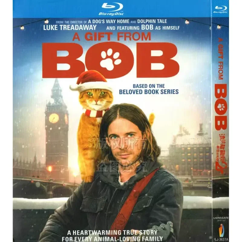 British Movie Stray Cat Bob 1 and 2 BD Blu-ray 1080p High Definition 2 Discs
British Movie Stray Cat Bob 1 and 2 BD Blu-ray 1080p High Definition 2 Discs