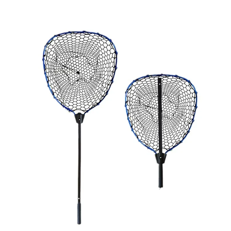 Hand Net for Fishing Multifilament Silicone Net with Aluminum Alloy & Rubber Materials Cheap Landing Nets 
Hand Net for Fishing Multifilament Silicone Net with Aluminum Alloy & Rubber Materials Cheap Landing Nets