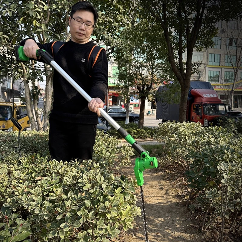 Electric Hedge Trimmer, Extended Pole Pruner, Rechargeable Landscaping Management Telescopic High-Area Shears, Lithium Power
Electric Hedge Trimmer, Extended Pole Pruner, Rechargeable Landscaping Management Telescopic High-Area Shears, Lithium Power