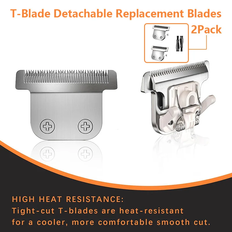 2Pack T-Blade Detachable Replacement blades For Wahl Trimmers 9864/9864SS/9686/9818A/9854L/9876L/9854 /WSS3L/SS2L etc.
2Pack T-Blade Detachable Replacement blades For Wahl Trimmers 9864/9864SS/9686/9818A/9854L/9876L/9854 /WSS3L/SS2L etc.