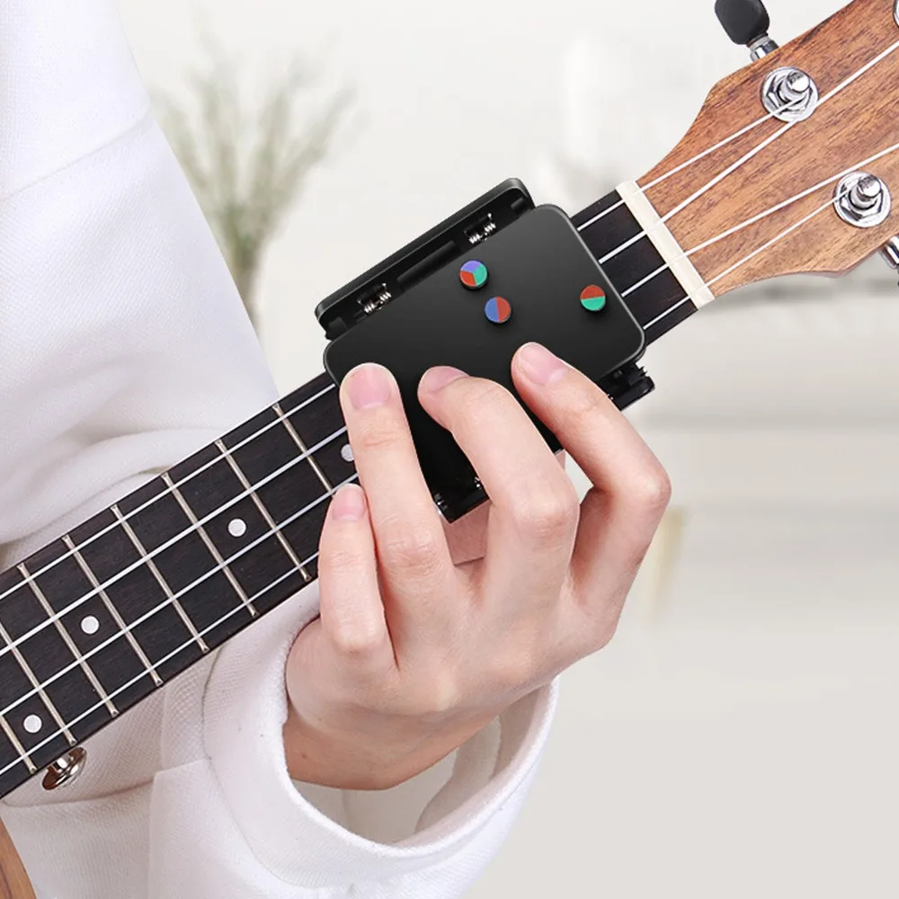 Black Ukulele Aid Ukulele Attachment Practice Assistant Ukulele Chord Presser Chord Trainer For 23 and 26 Inch Ukes
Black Ukulele Aid Ukulele Attachment Practice Assistant Ukulele Chord Presser Chord Trainer For 23 and 26 Inch Ukes