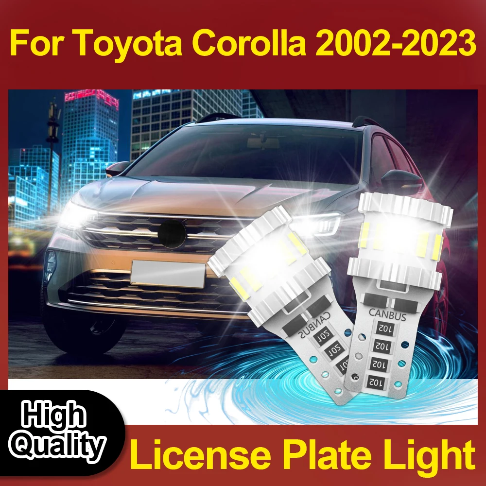 W5W T10 License Plate Light 3400LM Flashing Led Auto Lamp 12V Small Lights 6000K Car Accessories For Toyota Corolla 2002-2023
W5W T10 License Plate Light 3400LM Flashing Led Auto Lamp 12V Small Lights 6000K Car Accessories For Toyota Corolla 2002-2023