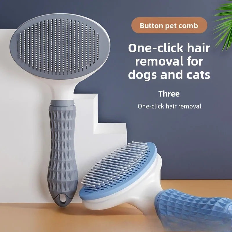 One-Touch Self Cleaning Pet Hair Brush, Dog Cat Deshedding Tool with Release Button, Slicker Brush for Shedding and Tangles
One-Touch Self Cleaning Pet Hair Brush, Dog Cat Deshedding Tool with Release Button, Slicker Brush for Shedding and Tangles
