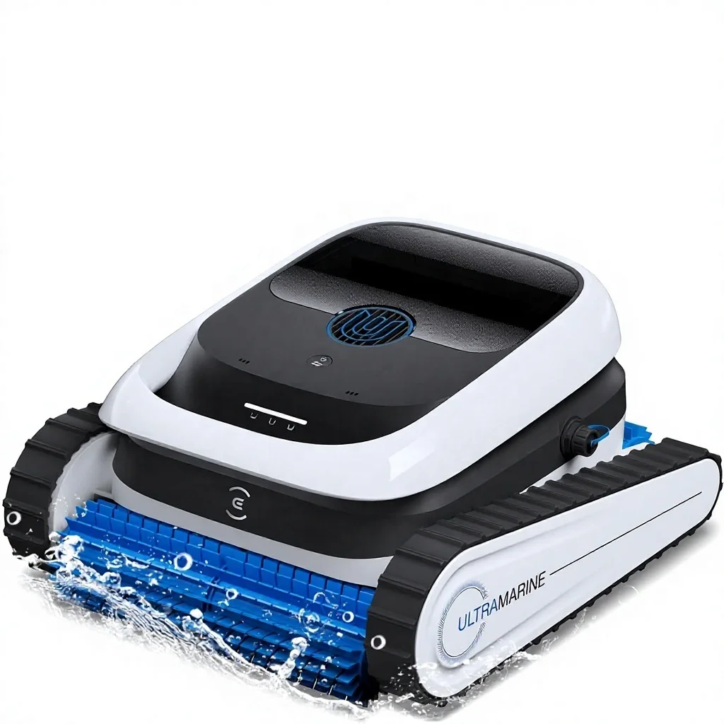 Smart Pool Robot Cleaner 4800 GPH Strong Suction Floor Wall Cleaning App Control
Smart Pool Robot Cleaner 4800 GPH Strong Suction Floor Wall Cleaning App Control