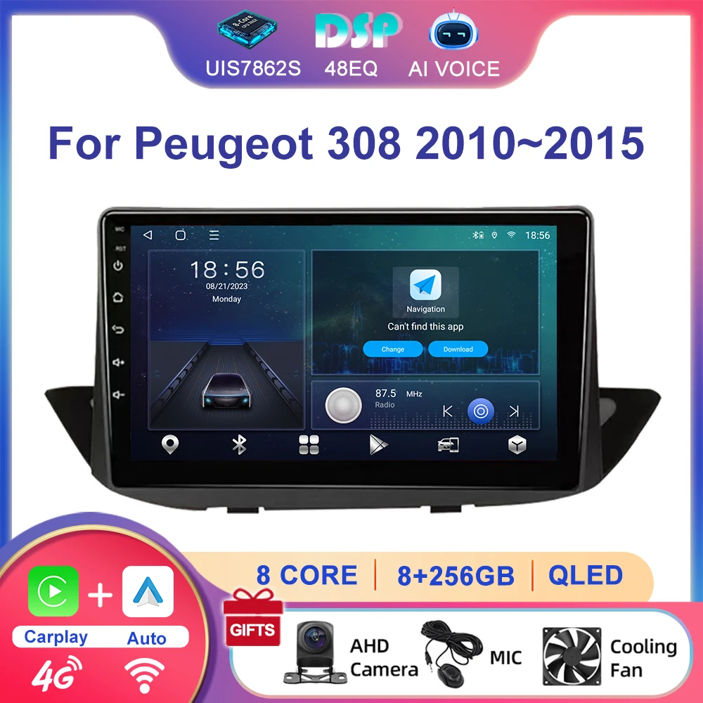 9 Inch Car Radio Android 12 Car GPS Multimedia Stereo Player For Peugeot 2008 208 308 2010~2015 Navigation Carplay Video Player
9 Inch Car Radio Android 12 Car GPS Multimedia Stereo Player For Peugeot 2008 208 308 2010~2015 Navigation Carplay Video Player
