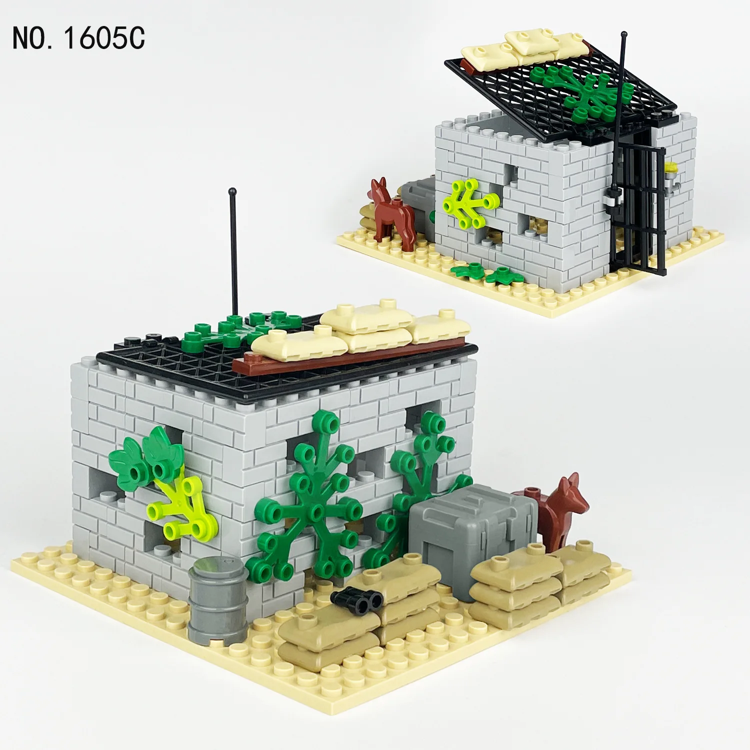 MOC Military Base Wilderness Jungle Defense Fort Model Children's Assembly Small Particles Building Block Toy Accessories
MOC Military Base Wilderness Jungle Defense Fort Model Children's Assembly Small Particles Building Block Toy Accessories