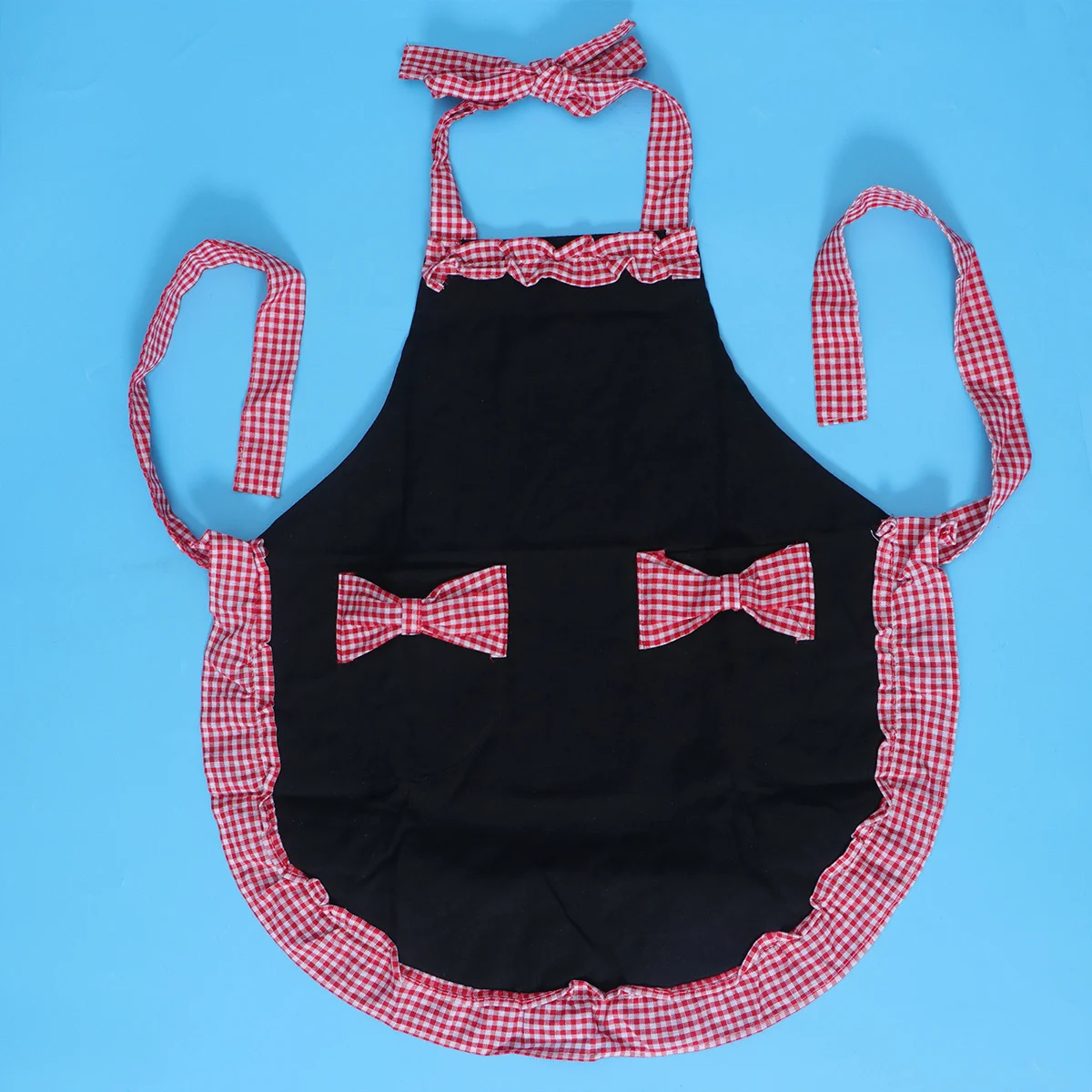 Princess Halter Apron Black Red White Check Pattern Adjustable Neck Waist Straps Kitchen Cooking Aprons for Adults
Princess Halter Apron Black Red White Check Pattern Adjustable Neck Waist Straps Kitchen Cooking Aprons for Adults