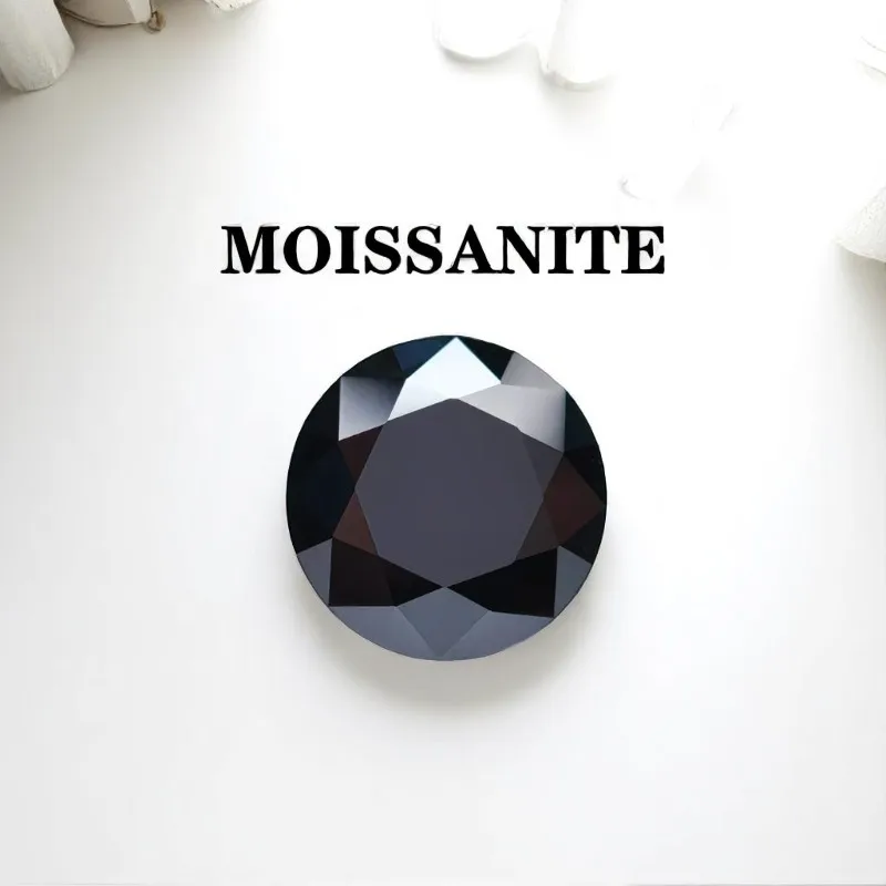Extremely Shiny Primary Black Round Cut Moissanite Stones - Main Materials for DIY Charms (Rings, Necklaces & Earrings)
Extremely Shiny Primary Black Round Cut Moissanite Stones - Main Materials for DIY Charms (Rings, Necklaces & Earrings)