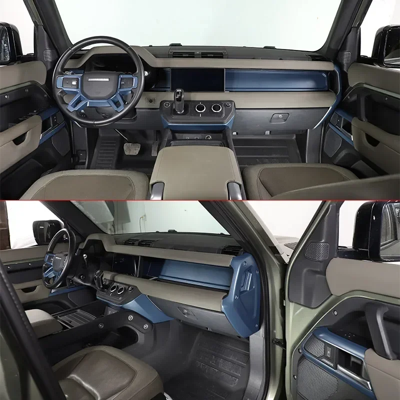 For Land Rover Defender 110 2020-2024 car center console dashboard Frame cover Car Interior Modification Protection Cover Kit
For Land Rover Defender 110 2020-2024 car center console dashboard Frame cover Car Interior Modification Protection Cover Kit