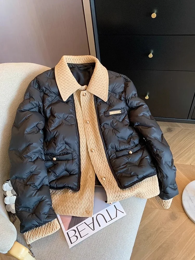 American High Street Color Blo Diamond id Collar Cotton Jaet Women's Autumn Winter Ele High End Loose Warm Cotton C...
American High Street Color Blo Diamond id Collar Cotton Jaet Women's Autumn Winter Ele High End Loose Warm Cotton C...