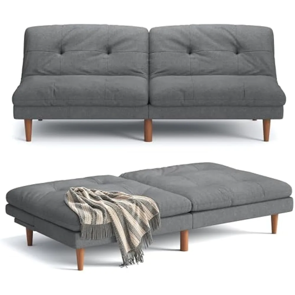 Futon Sofa Bed Modern Linen Couch Convertible Folding Futon Reclining Sleeper Sofa Couch for Small Space Apartment Loveseat
Futon Sofa Bed Modern Linen Couch Convertible Folding Futon Reclining Sleeper Sofa Couch for Small Space Apartment Loveseat