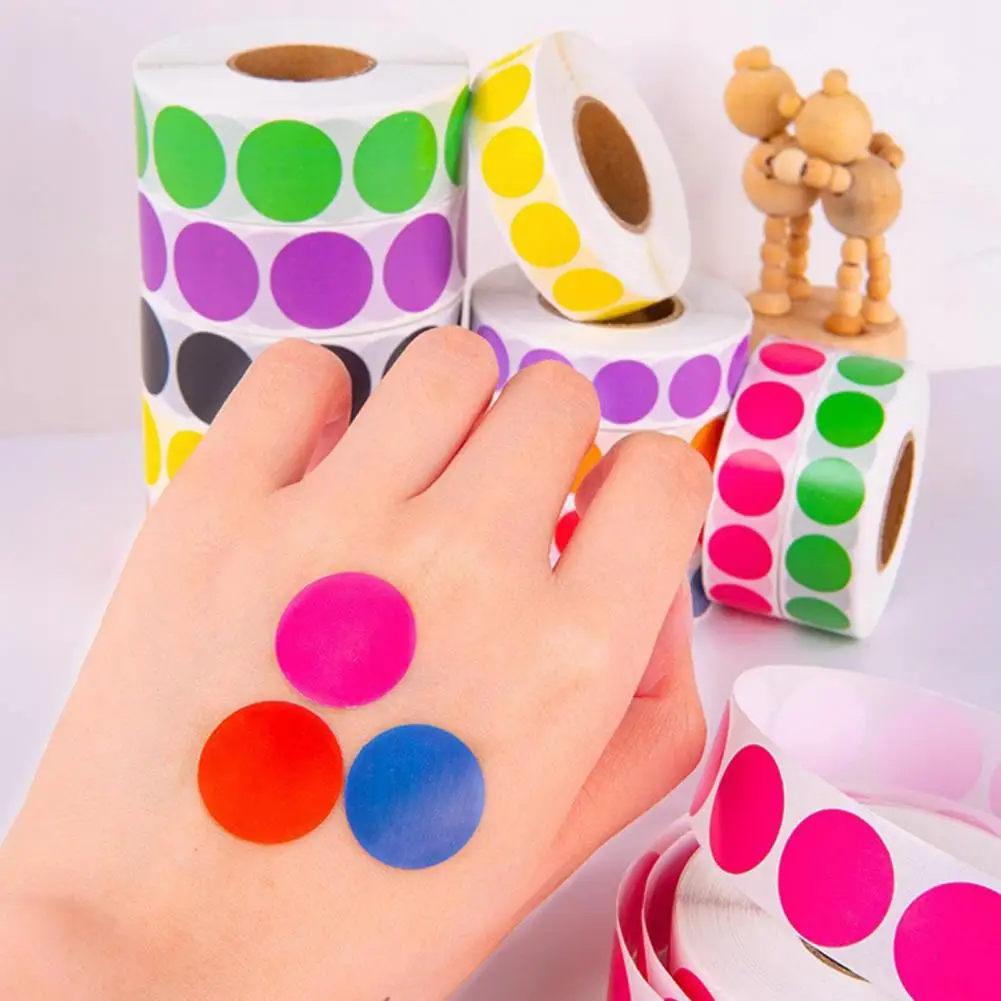 500 шт. 1 "цветные точечные наклейки, круглые цветные этикетки с кодированием, водонепроницаемые наклейки в горошек для офиса, студенческого класса
500 шт. 1 "цветные точечные наклейки, круглые цветные этикетки с кодированием, водонепроницаемые наклейки в горошек для офиса, студенческого класса