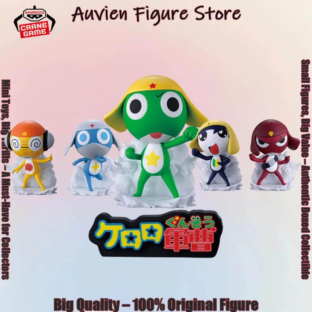 Официально лицензированная фигурка Banpresto: Куррура, Тамама, Кероро, Гироро, Дороро — классическая модель персонажей аниме Кероро
Официально лицензированная фигурка Banpresto: Куррура, Тамама, Кероро, Гироро, Дороро — классическая модель персонажей аниме Кероро