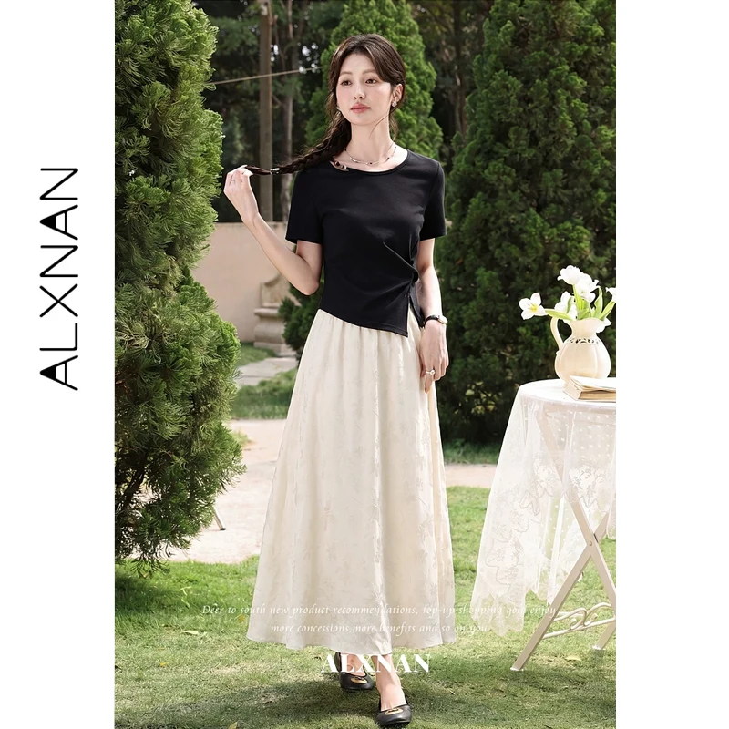 ALXNAN Apricot Skirts Printed Chinese Style A-line Long Skirt Women 2026 Summer New Casual Elegant Female Clothing L639118A
ALXNAN Apricot Skirts Printed Chinese Style A-line Long Skirt Women 2026 Summer New Casual Elegant Female Clothing L639118A