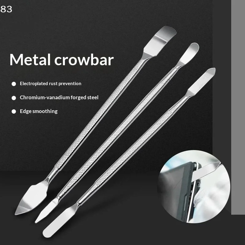 Metal Pry Crowbar With Chromium Vanadium Steel Rust Prevention And Smooth Edges Perfect For Electronics Repair Phone Laptop
Metal Pry Crowbar With Chromium Vanadium Steel Rust Prevention And Smooth Edges Perfect For Electronics Repair Phone Laptop